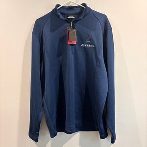 Nike Golf 1/4 Zip Pullover Warm Layer Everest Navy Size L Workwear
